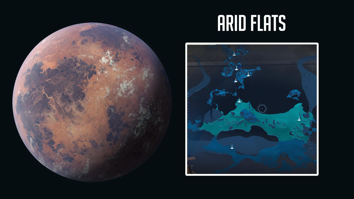 Star Wars Jedi Survivor Arid Flats Map Game Maps