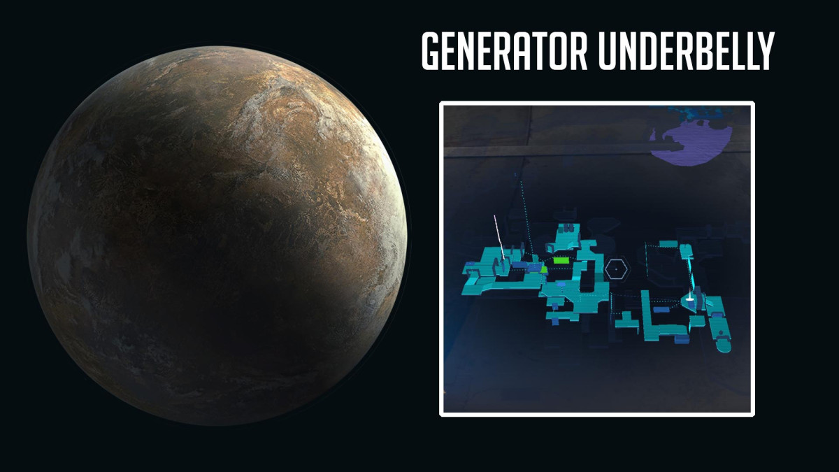 Star Wars: Jedi Survivor - Generator Underbelly Map - Game Maps